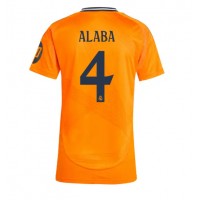 Real Madrid David Alaba #4 Auswärtstrikot Frauen 2024-25 Kurzarm